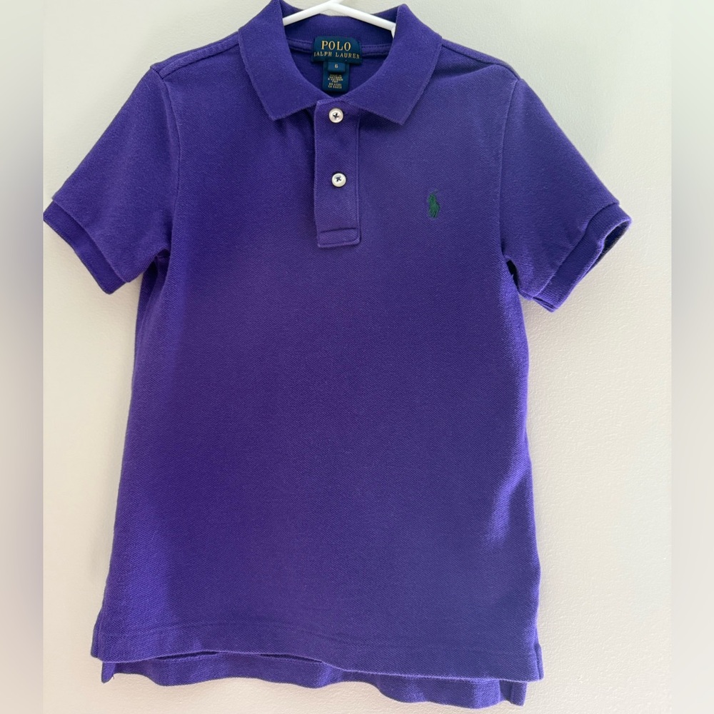 Polo by Ralph Lauren Kids Polo Shirt in Rich Purple